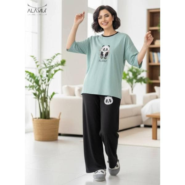 ست لباس راحتی بگ طرح پاندا - تصویر 3