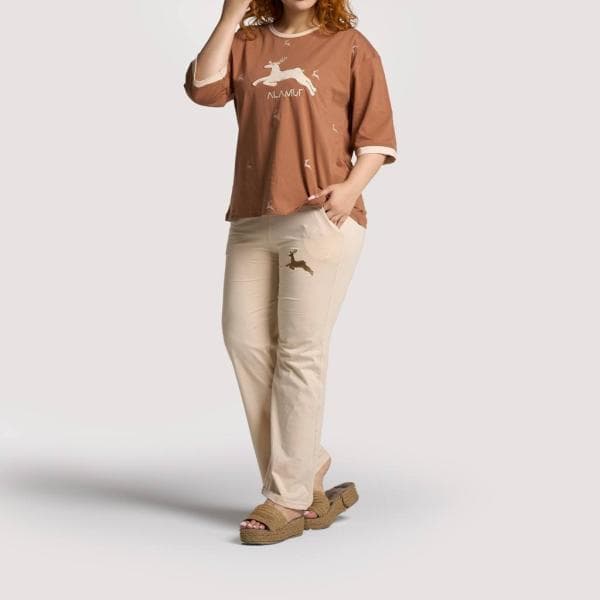 ست لباس راحتی بگ طرح گوزن - تصویر 8