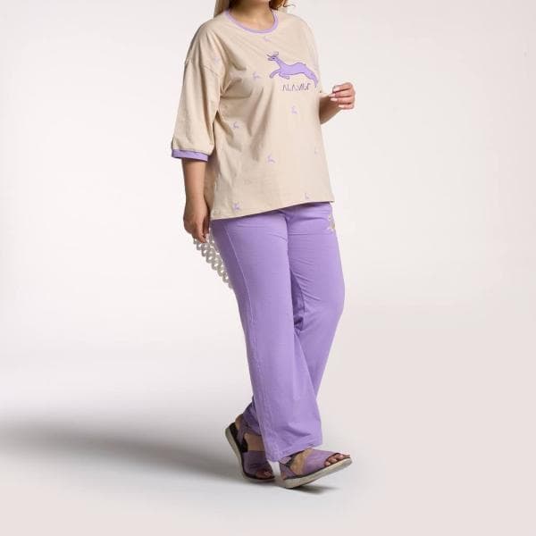 ست لباس راحتی بگ طرح گوزن - تصویر 2