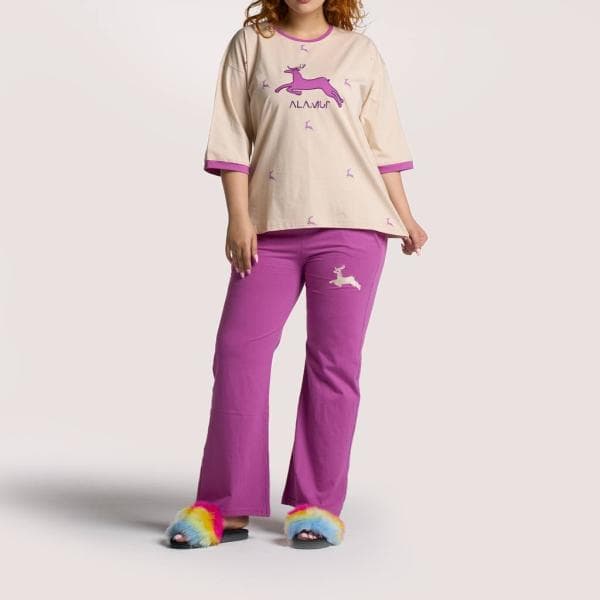 ست لباس راحتی بگ طرح گوزن - تصویر 7