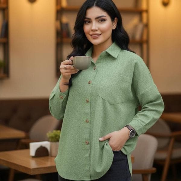 شومیز جین کد 2099 - تصویر 2