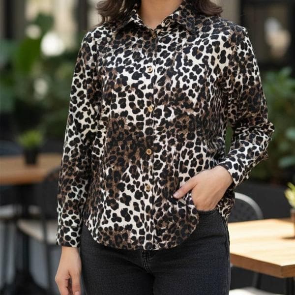 شومیز پلنگی - تصویر 1