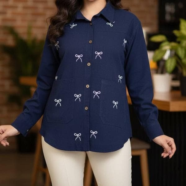 شومیز پاپیونی - تصویر 5