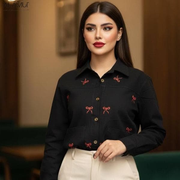 شومیز پاپیونی - تصویر 1