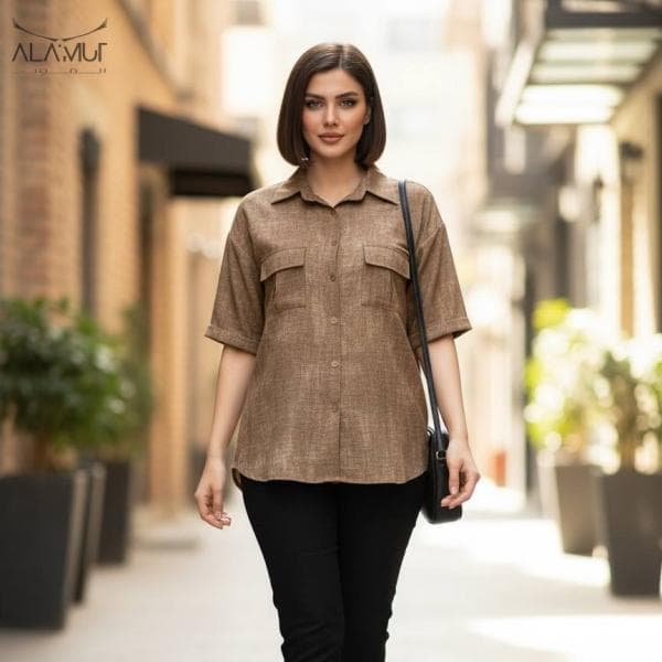 شومیز دو جیب - تصویر 2