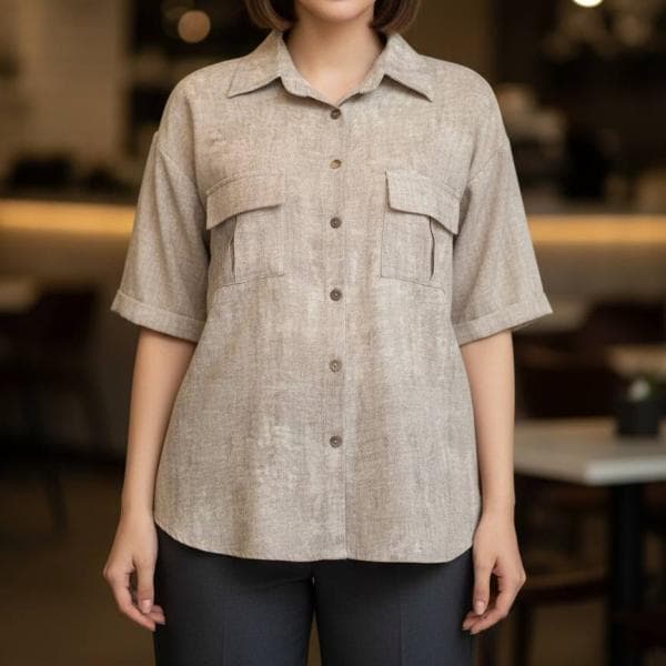 شومیز دو جیب - تصویر 5