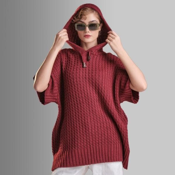 پانچو کلاهدار کد 1002 - تصویر 1