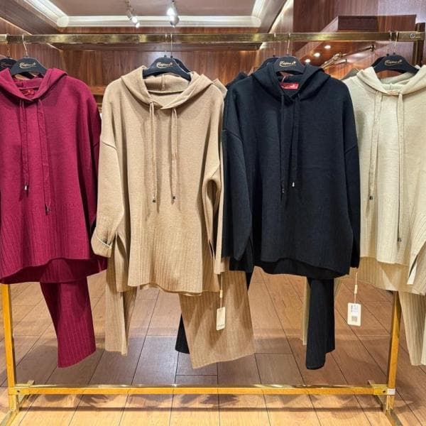 ست تونیک و شلوار بافت کد 1089 - تصویر 2