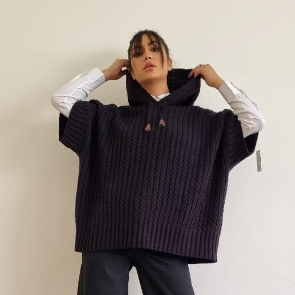 پانچو کلاهدار کد 1002 - تصویر 1