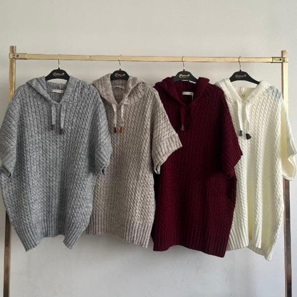 پانچو کلاهدار کد 1002 - تصویر 2