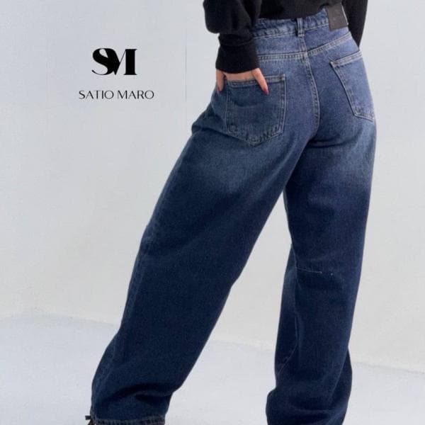 شلوار بگ زنانه زاپ دار کد0487 - تصویر 2