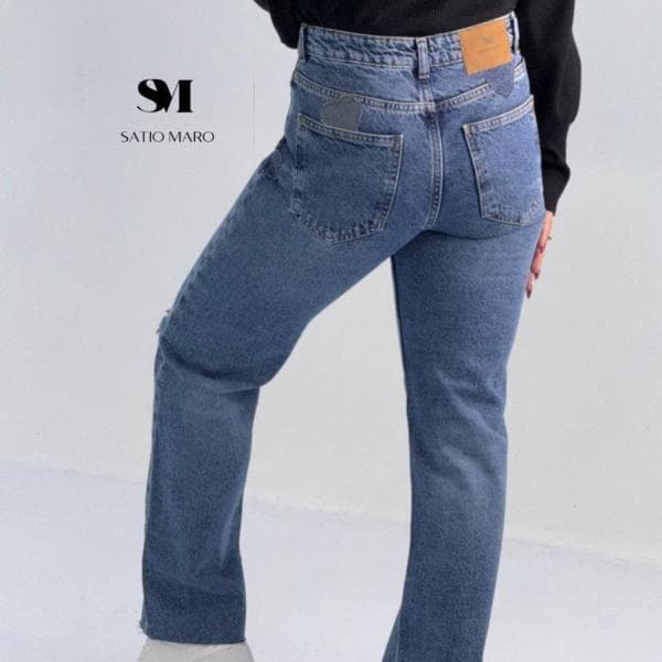 شلوار راسته زنانه زاپ دار کد0186 - تصویر 2