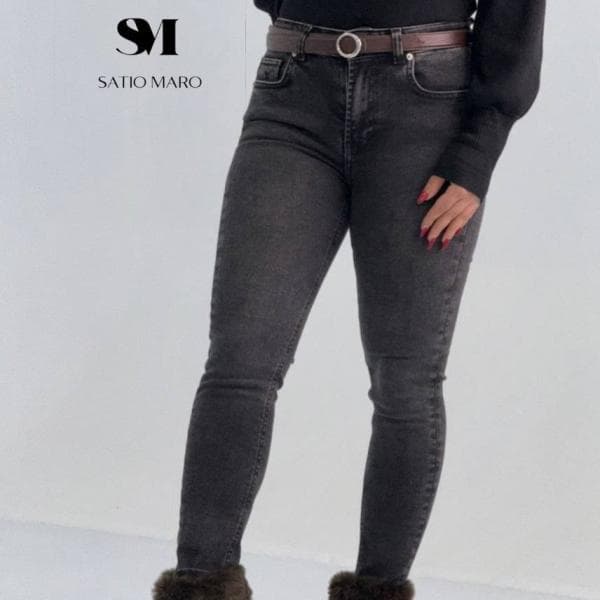 شلوار اسکینی زنانه جین کد0135 - تصویر 2