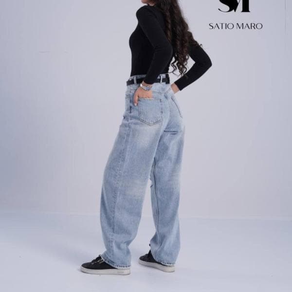 شلوار بگ زنانه زاپ دار کد306711001181 - تصویر 3