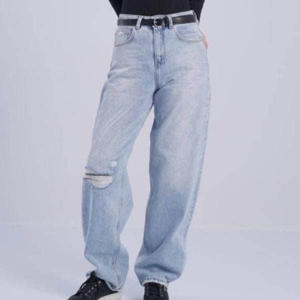 شلوار بگ زنانه زاپ دار کد306711001181 - تصویر 1