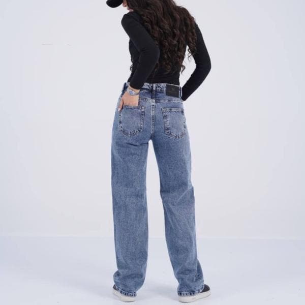 شلوار جین زنانه راسته کد310801010950 - تصویر 3