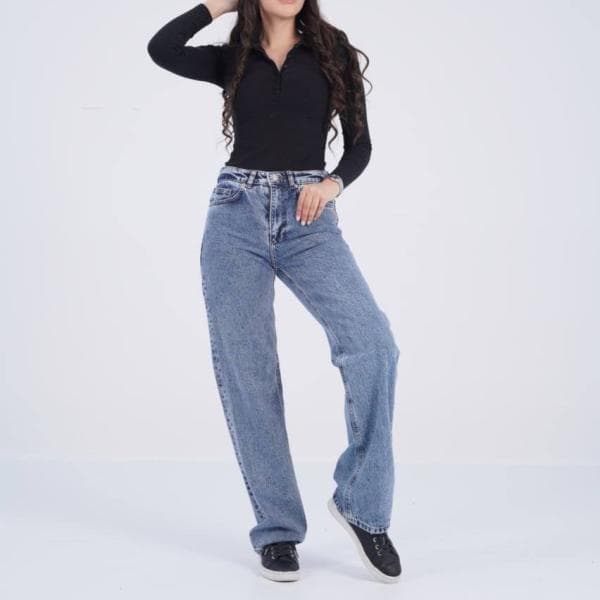 شلوار جین زنانه راسته کد310801010950 - تصویر 1