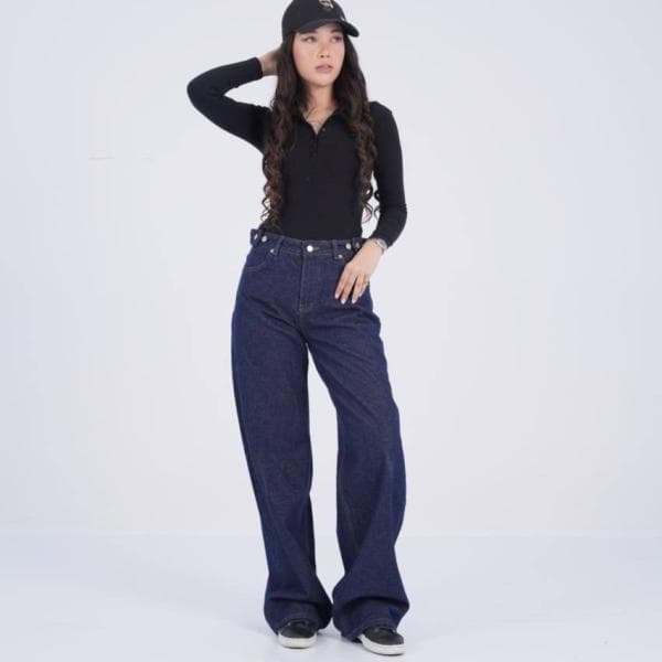 شلوار نیم بگ زنانه کد310402040122 - تصویر 1