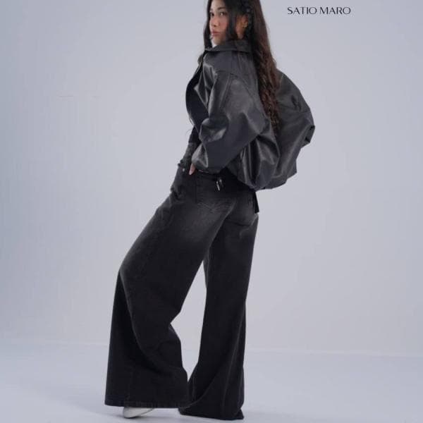 شلوار بگ زنانه مدل palazzo کد0092 - تصویر 2