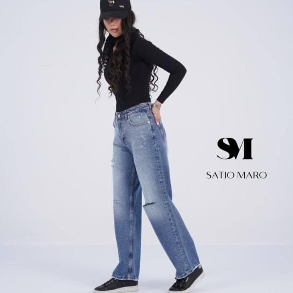 شلوار جین زنانه زاپ دار کد306008010003 - تصویر 2