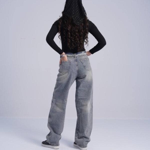 شلوار بگ زنانه کد308009000340 - تصویر 2