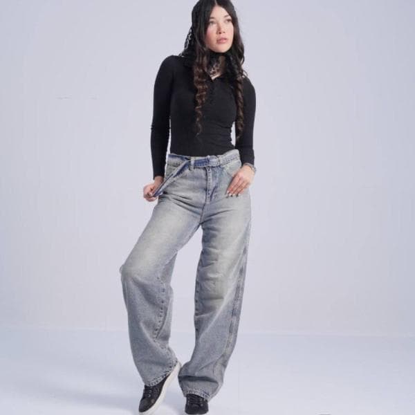 شلوار بگ زنانه کد308009000340 - تصویر 1