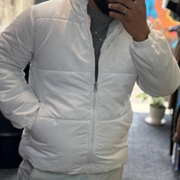 کاپشن مردانه پفکی یقه دار کد1907 - تصویر 1