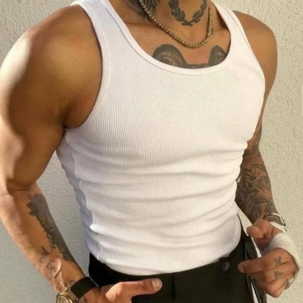 تاپ مردانه پنبه کد1904 - تصویر 3