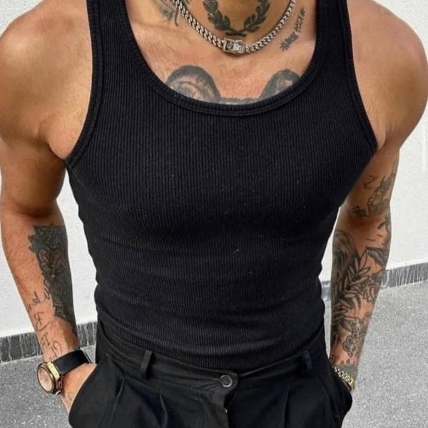 تاپ مردانه پنبه کد1904 - تصویر 2