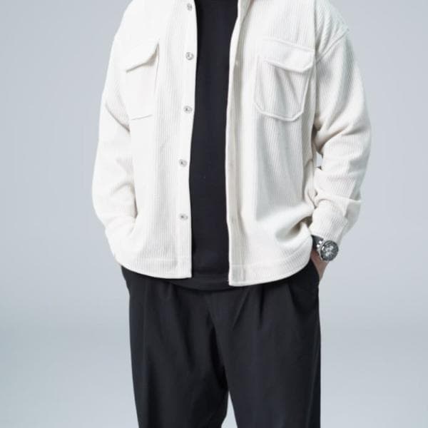 پیراهن مردانه کبریتی مخملی کد1893 - تصویر 2