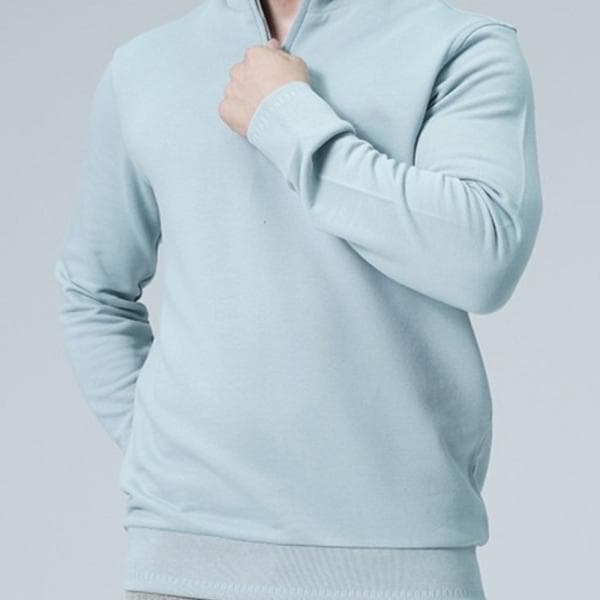 دورس مردانه نیم زیپ یقه ایستاده کد1891 - تصویر 2