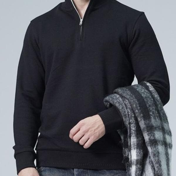 دورس مردانه نیم زیپ یقه ایستاده کد1891 - تصویر 4
