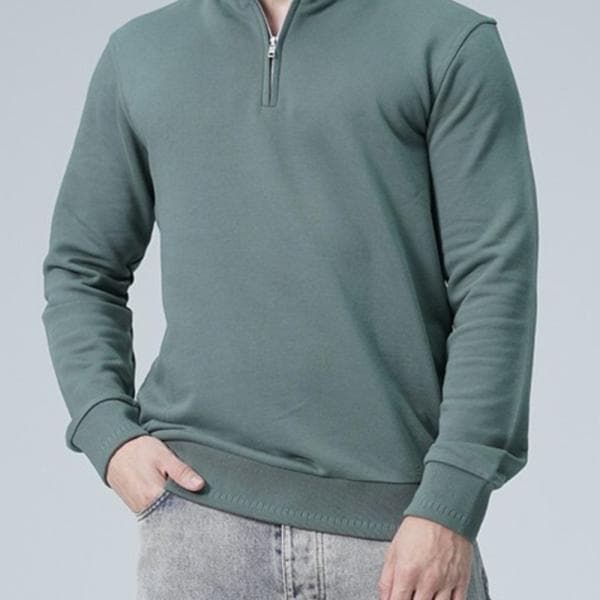دورس مردانه نیم زیپ یقه ایستاده کد1891 - تصویر 1
