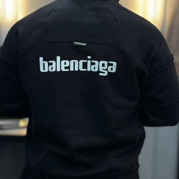 هودی نیم زیپ مردانه کد1873 - تصویر 2