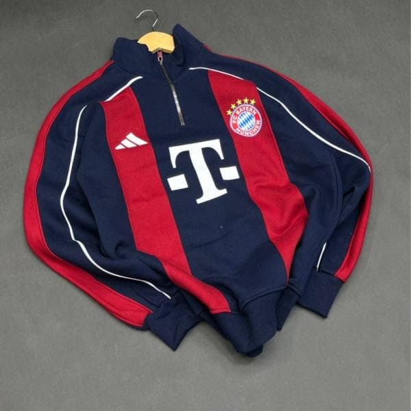 دورس نیم زیپ مردانه باشگاهی کد1868 - تصویر 6