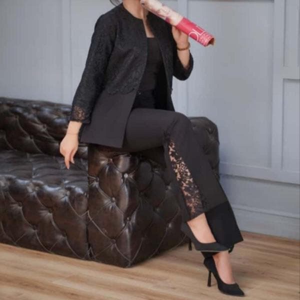 کت شلوار زنانه گیپور