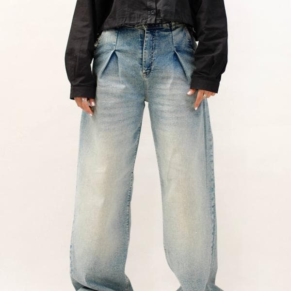 شلوار فول بگ زنانه کد6017 - تصویر 3