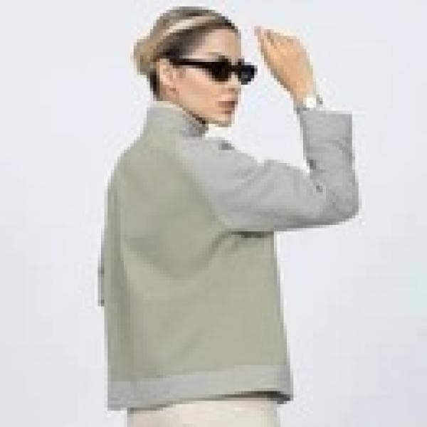 بامبر جکت کوتاه جیب دار کد40107 - تصویر 3