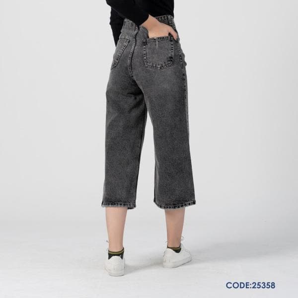 شلوار واید لگ جین کد25358 - تصویر 2