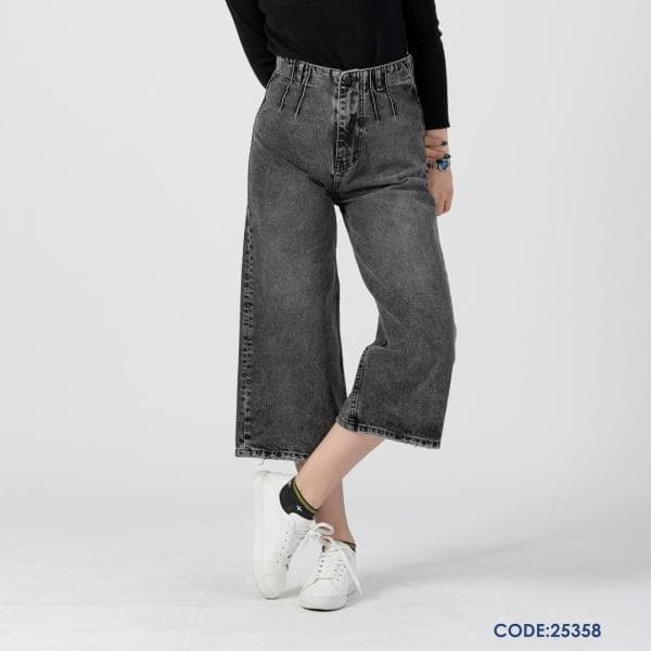شلوار واید لگ جین کد25358 - تصویر 1