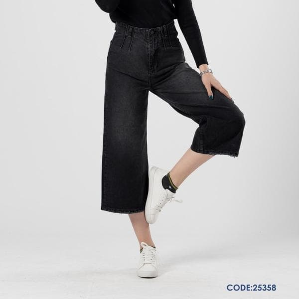 شلوار واید لگ جین کد25358 - تصویر 1
