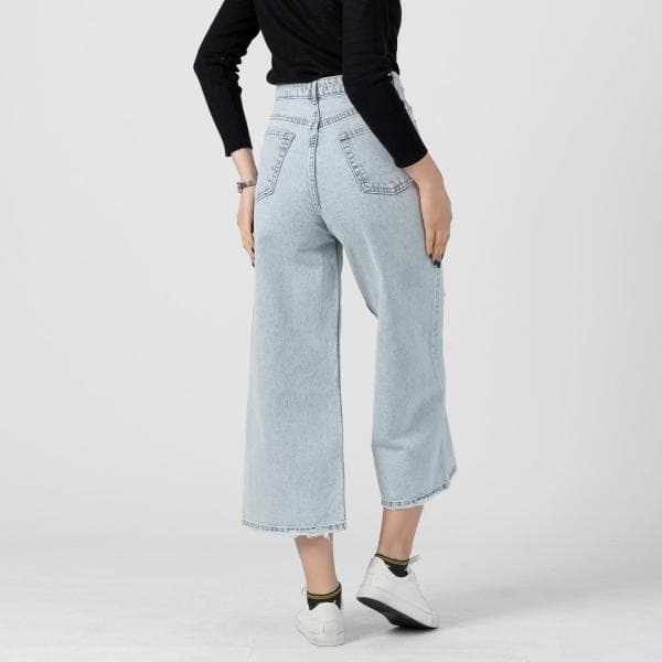 شلوار بگ جین قد 90 کد25522 - تصویر 2