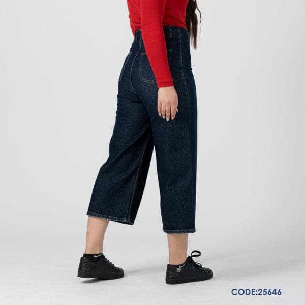 شلوار واید لگ قد 90 کد25646 - تصویر 2