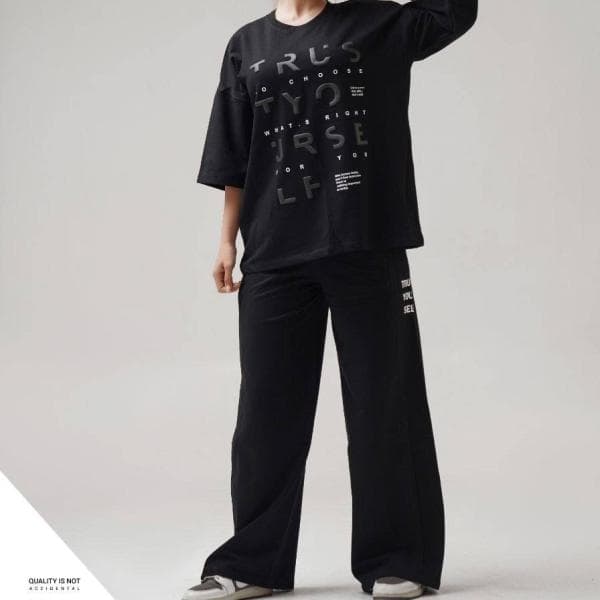 تیشرت و شلوار مدل  trust yourself - تصویر 3