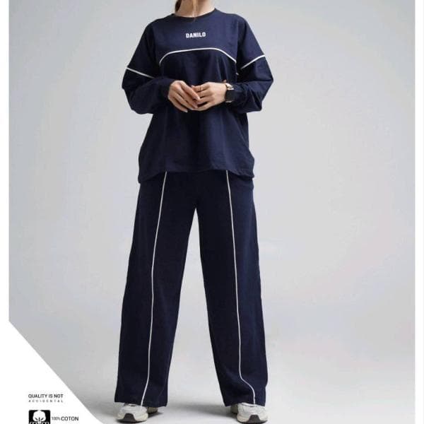 بلوز و شلوار مغزی‌دوزی کد100881 - تصویر 1