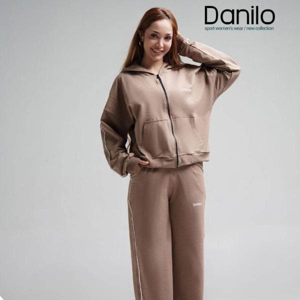 سوییشرت و شلوار باکسی نواردار - تصویر 6