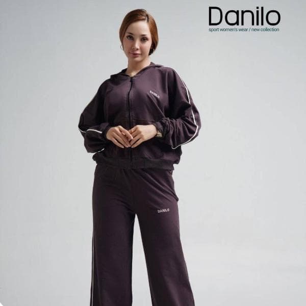 سوییشرت و شلوار باکسی نواردار - تصویر 1