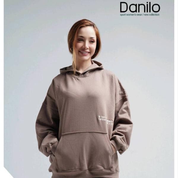 هودی تک over size جیب کانگرویی - تصویر 4