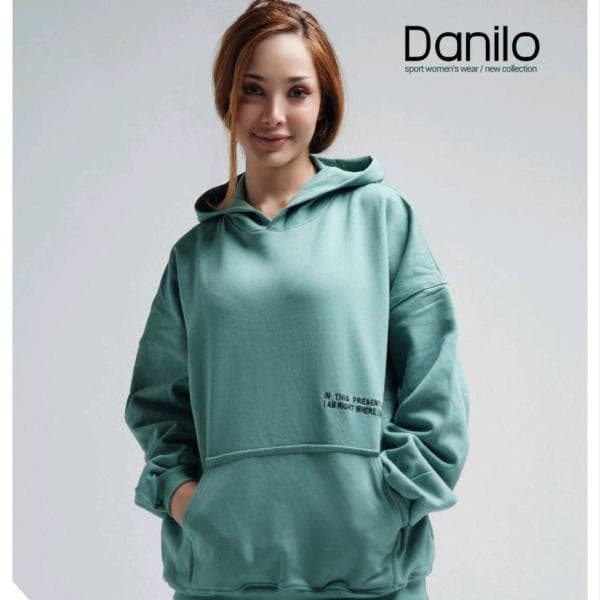 هودی تک over size جیب کانگرویی - تصویر 1