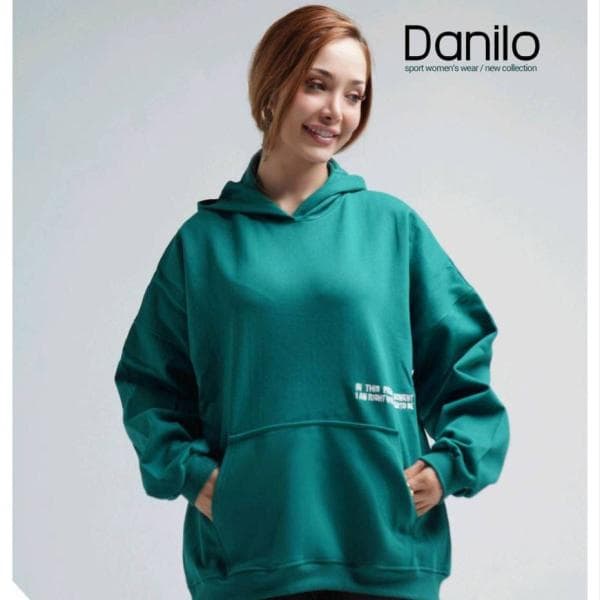 هودی تک over size جیب کانگرویی - تصویر 5